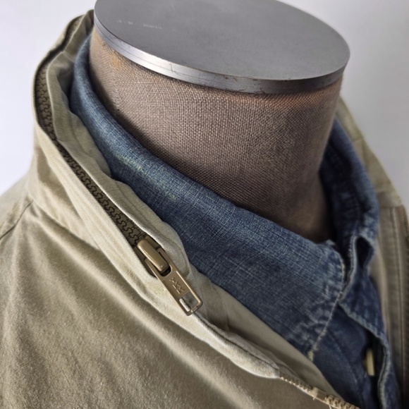 Vintage 80’s Banana Republic Safari Photographer Khaki Pocket Vest Mens Large - Picture 9 of 12